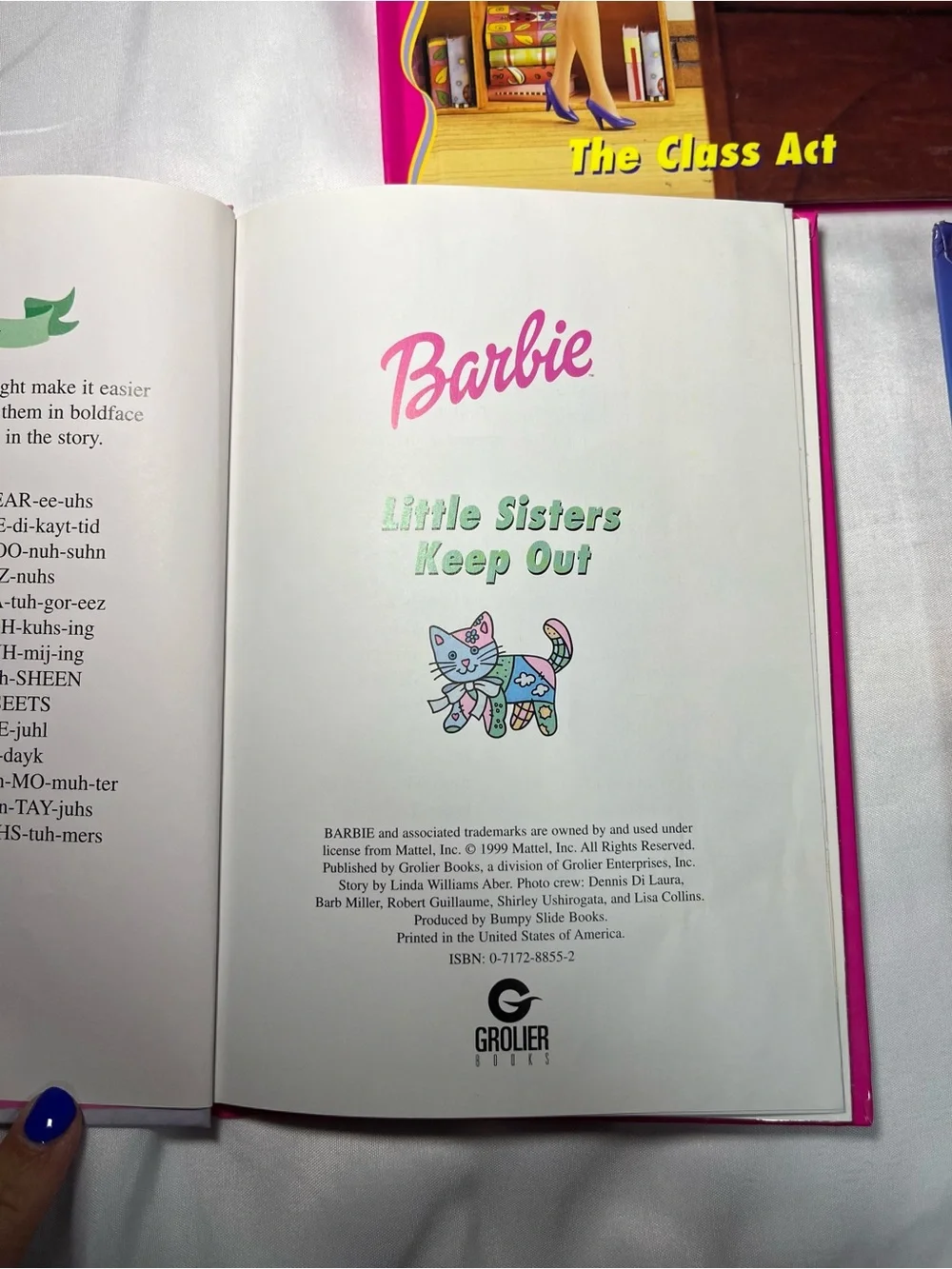 Barbie & Friends Grolier Book Club Hardcover Lot of 4 Vintage 1990s Kids Books
